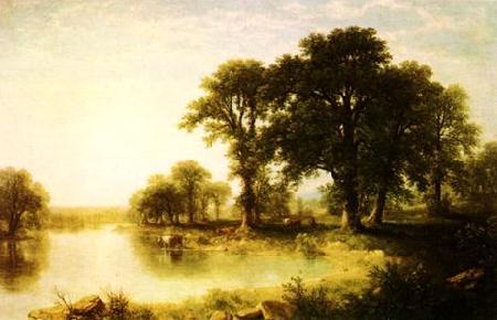Asher Brown Durand Summer Afternoon oil painting image